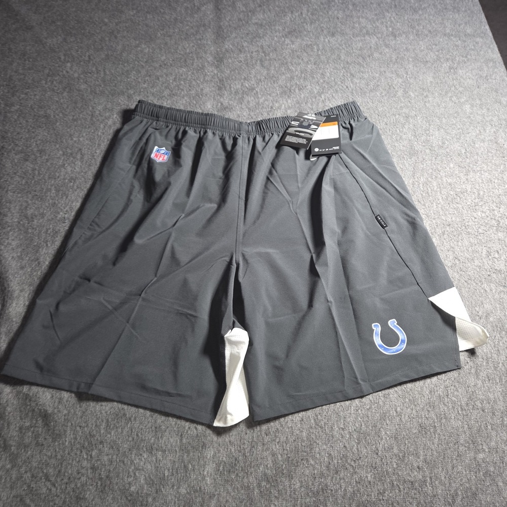Nike Flex Stretch NFL On Field Indianapolis Colts Breathable Light Shorts XXL
